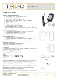 WSU045-2000 Datasheet Cover