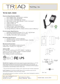 WSU045-3000 Datasheet Copertura