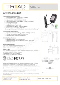 WSU050-1500-R13 Datasheet Cover