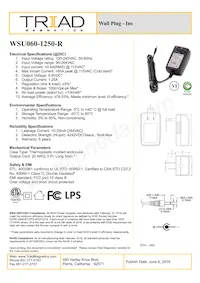 WSU060-1250-R Datasheet Cover