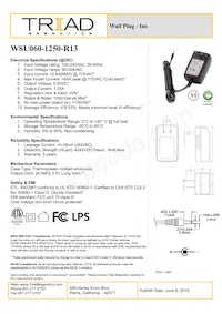 WSU060-1250-R13 Datasheet Cover