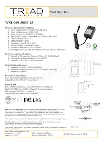 WSU060-3000-13 Datasheet Copertura