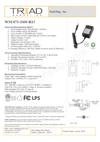WSU075-2400-R13數據表 封面