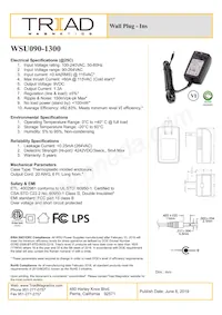 WSU090-1300 Datasheet Cover