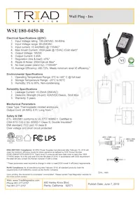 WSU180-0450-R Datasheet Cover
