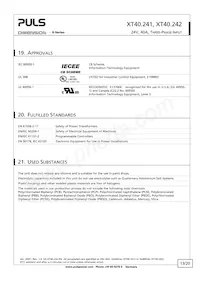 XT40.241 Datasheet Page 13