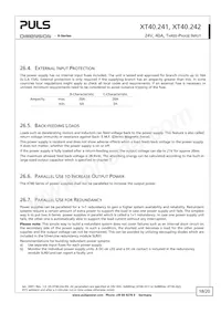 XT40.241 Datasheet Pagina 18