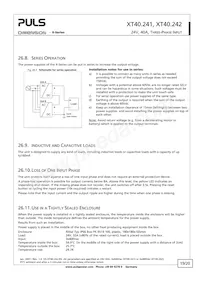 XT40.241 데이터 시트 페이지 19