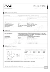 XT40.722 Datasheet Pagina 12