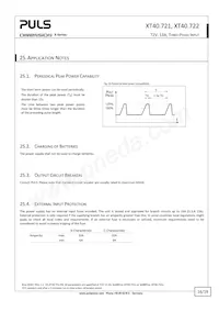 XT40.722 Datasheet Pagina 16