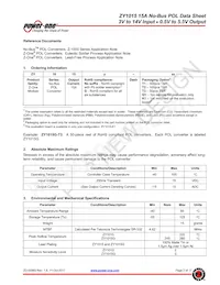 ZY1015G-T3 Datasheet Pagina 2