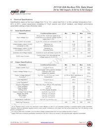ZY1120G-T3 Datasheet Page 3