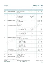 74AUP1G3208GN Datasheet Page 8