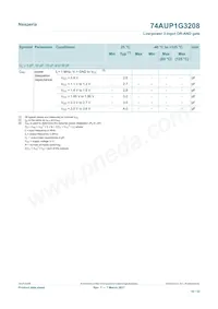 74AUP1G3208GN Datasheet Page 10