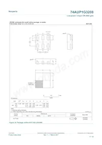 74AUP1G3208GN Datasheet Page 17