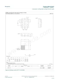 74AUP1G97UKZ Datasheet Pagina 18