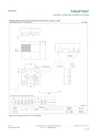 74AUP1G97UKZ數據表 頁面 20