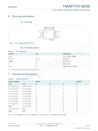 74AXP1T57DC-Q100H數據表 頁面 3