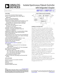ADP1071-2ARWZ-R7 Datenblatt Cover