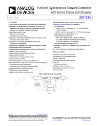 ADP1074ARWZ-RL Datasheet Copertura