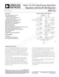 ADP5138WACPZ-1-R7 Datasheet Copertura