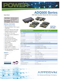 ADQ500-48S12B-6LI Datasheet Copertura