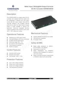 AGF600-48S30-6L Datasheet Copertura