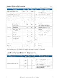 AGF600-48S30-6L Datasheet Pagina 3