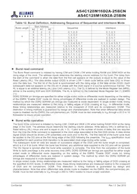 AS4C128M16D2A-25BINTR Datasheet Page 18