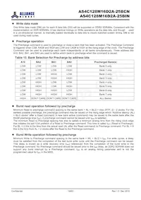 AS4C128M16D2A-25BINTR Datasheet Page 19