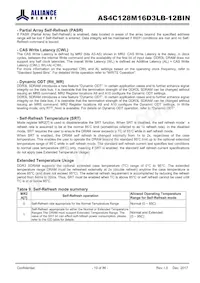 AS4C128M16D3LB-12BINTR Datasheet Page 19