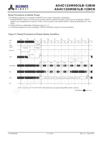 AS4C128M8D3LB-12BINTR數據表 頁面 11