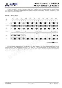 AS4C128M8D3LB-12BINTR Datasheet Page 13