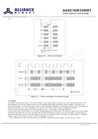 AS4C16M16MD1-6BINTR Datasheet Pagina 23