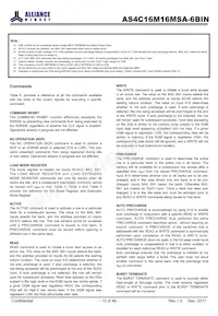 AS4C16M16MSA-6BINTR Datenblatt Seite 12