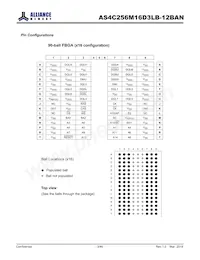 AS4C256M16D3LB-12BANTR Datasheet Page 3