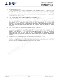 AS4C2M32SA-6TINTR Datasheet Pagina 17