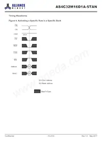 AS4C32M16D1A-5TAN Datasheet Page 16