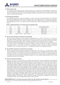 AS4C32M16D2A-25BANTR Datasheet Page 18