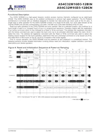 AS4C32M16D3-12BINTR Datasheet Page 9