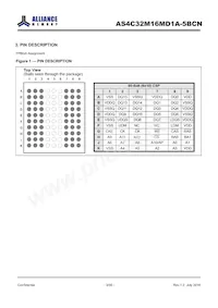 AS4C32M16MD1A-5BCNTR Datasheet Page 3