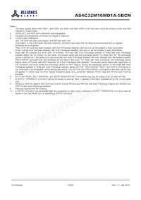AS4C32M16MD1A-5BCNTR Datasheet Page 19