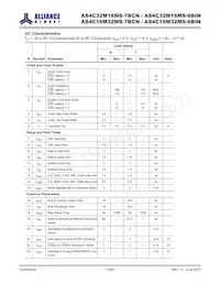 AS4C32M16MS-7BCNTR Datasheet Page 14