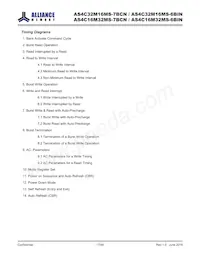 AS4C32M16MS-7BCNTR Datasheet Pagina 17