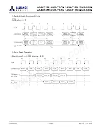 AS4C32M16MS-7BCNTR 데이터 시트 페이지 19