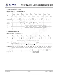 AS4C32M16MS-7BCNTR Datasheet Page 20