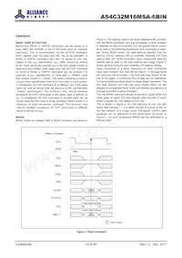 AS4C32M16MSA-6BIN Datasheet Pagina 18