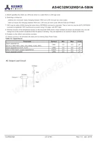 AS4C32M32MD1A-5BINTR Datasheet Page 23