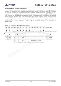 AS4C4M16D1A-5TAN Datasheet Page 11