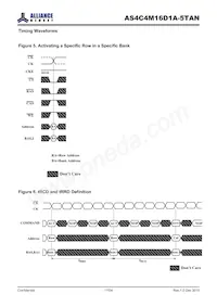 AS4C4M16D1A-5TAN數據表 頁面 17